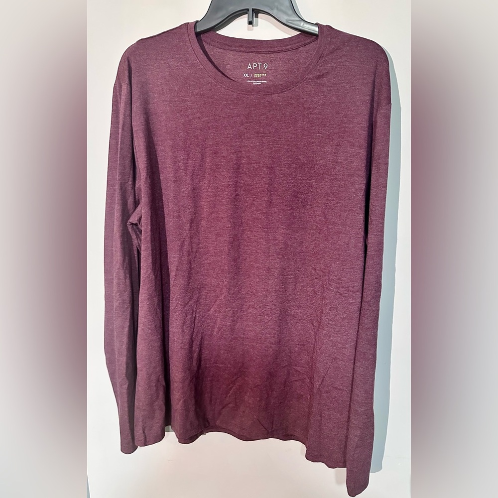 Apt. 9 Premier Flex Burgundy Shirt XXL